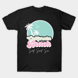 Retro California Beach Surf Sand Sun T-Shirt